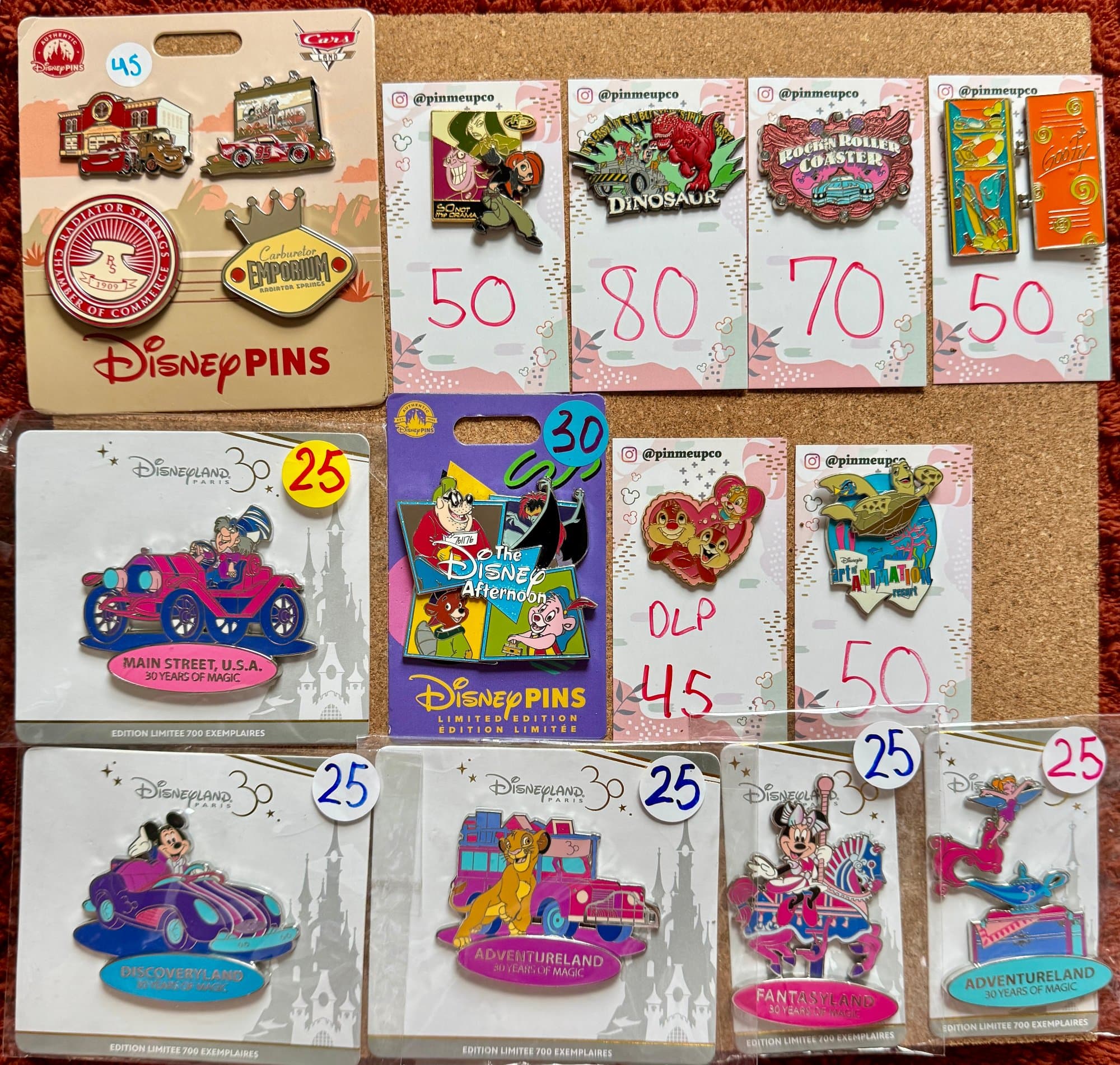 Priced per pin