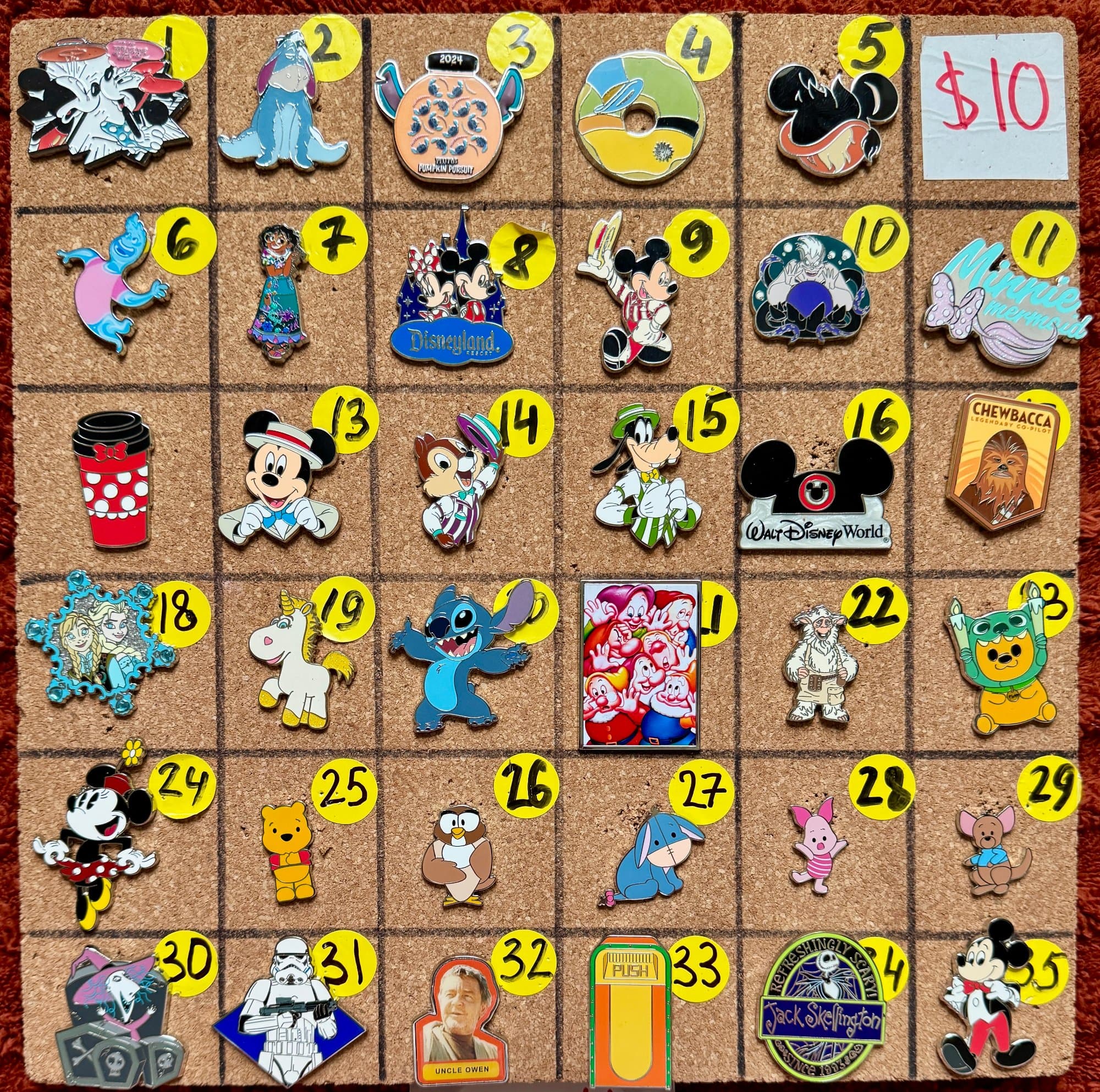 $10 each