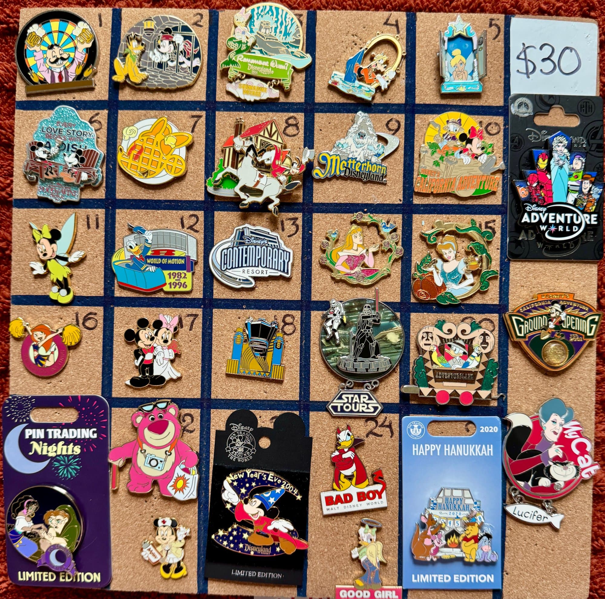 $30 each