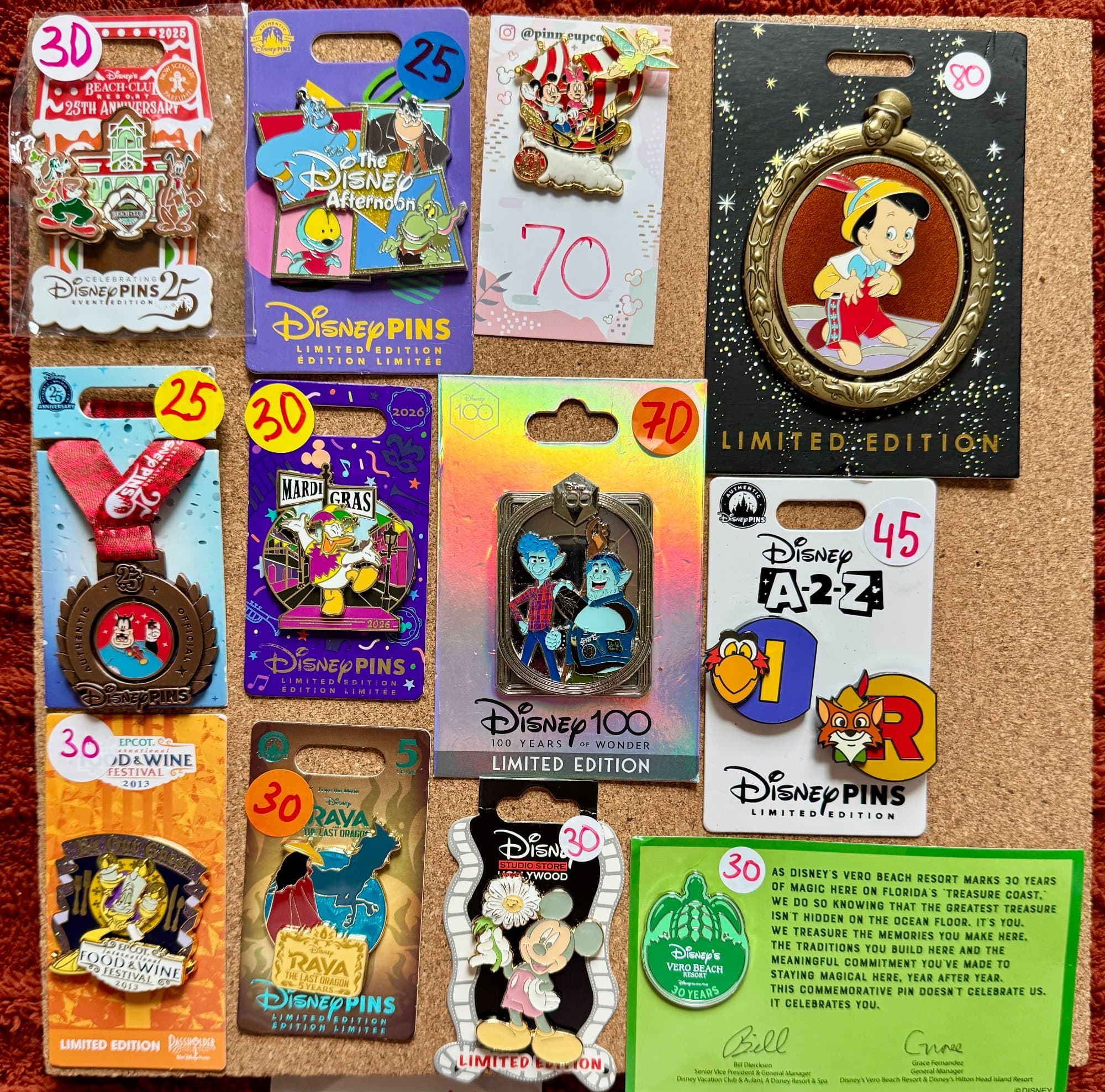 Priced per pin