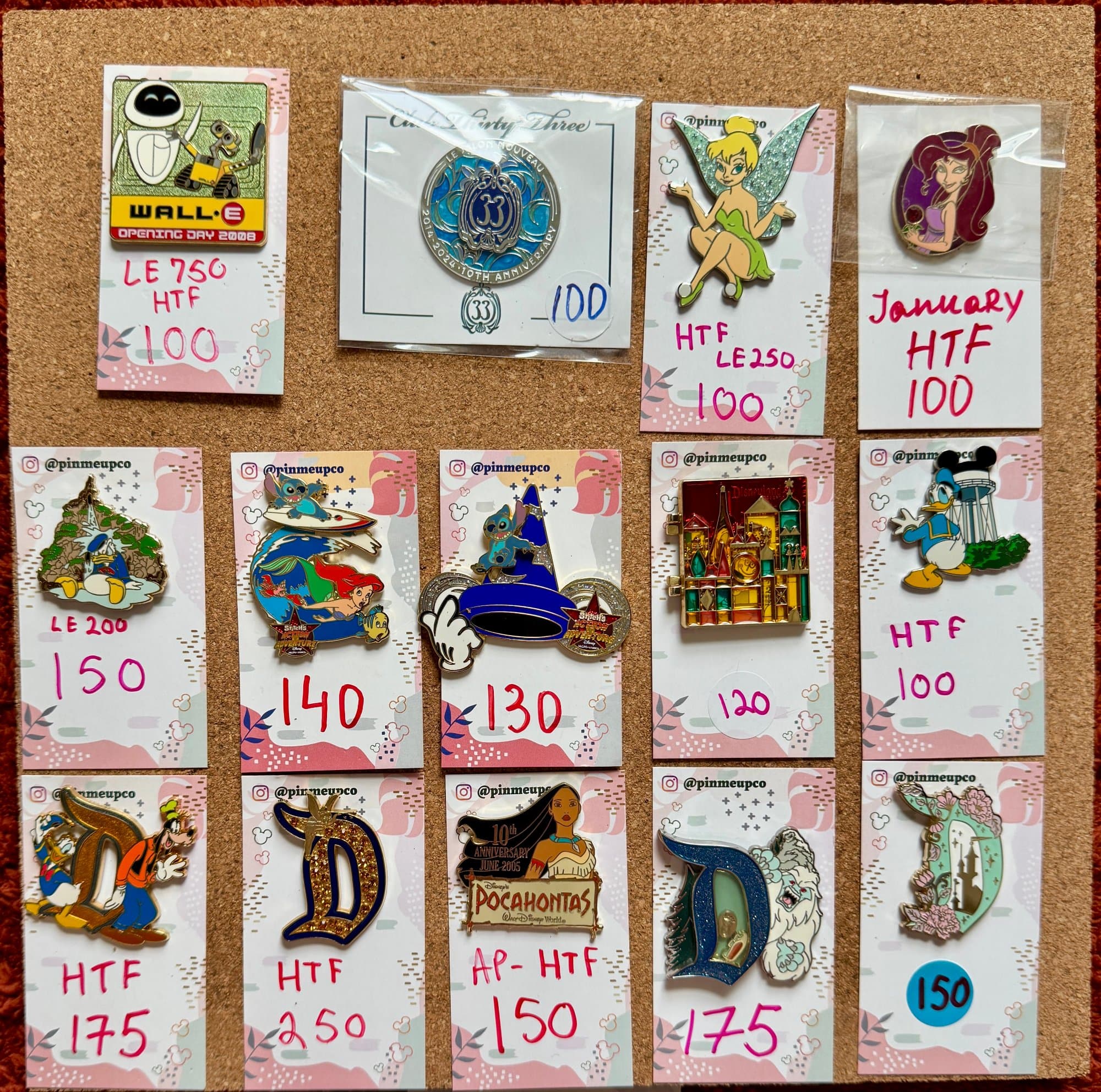 Priced per pin