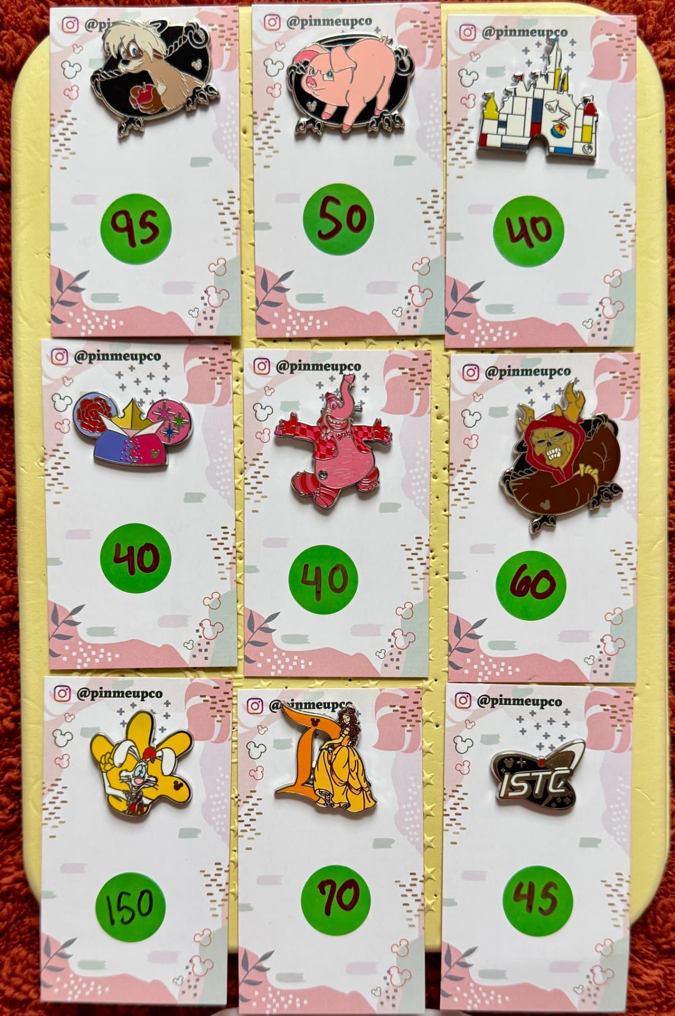 Priced per pin