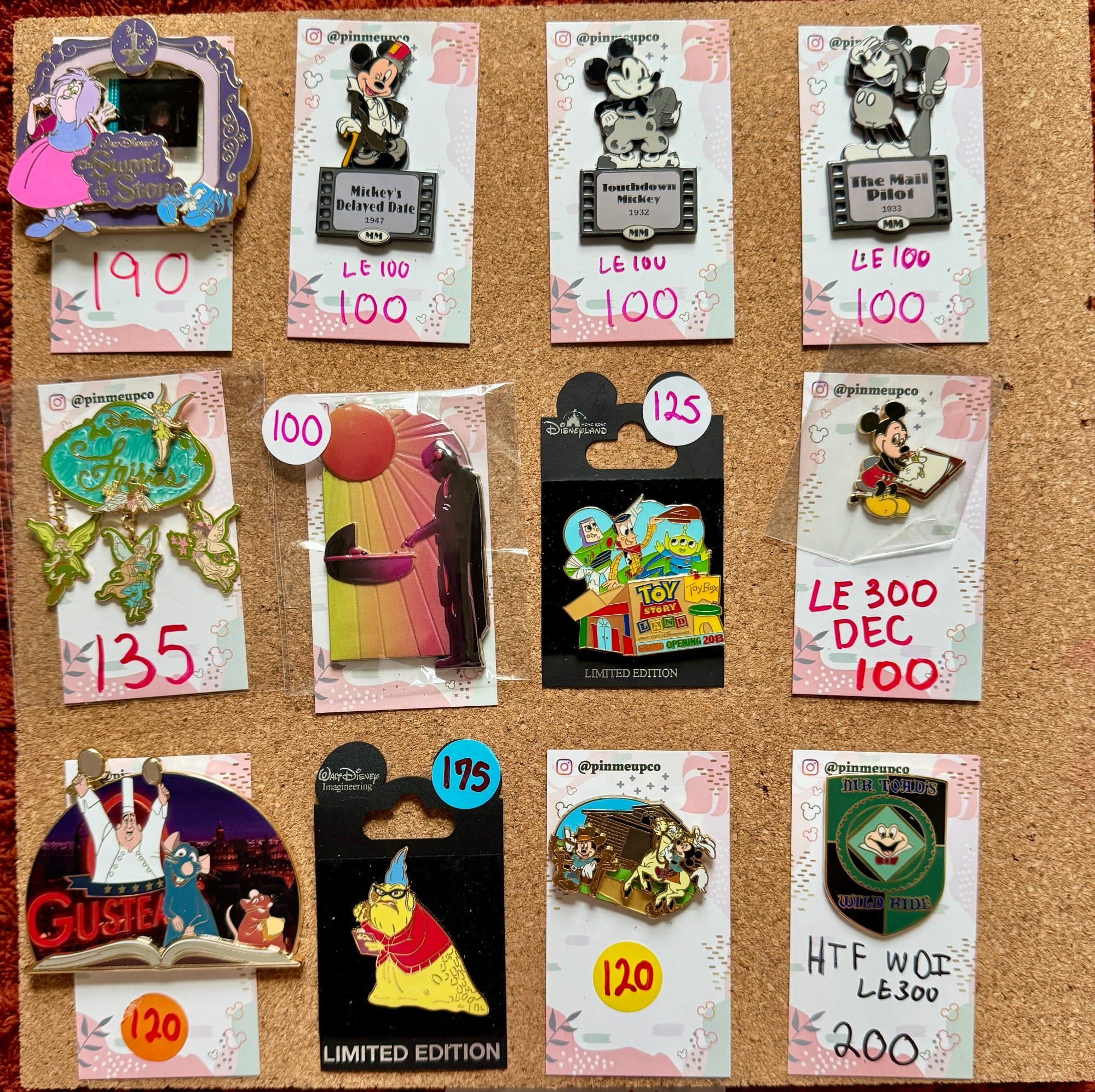 Priced per pin
