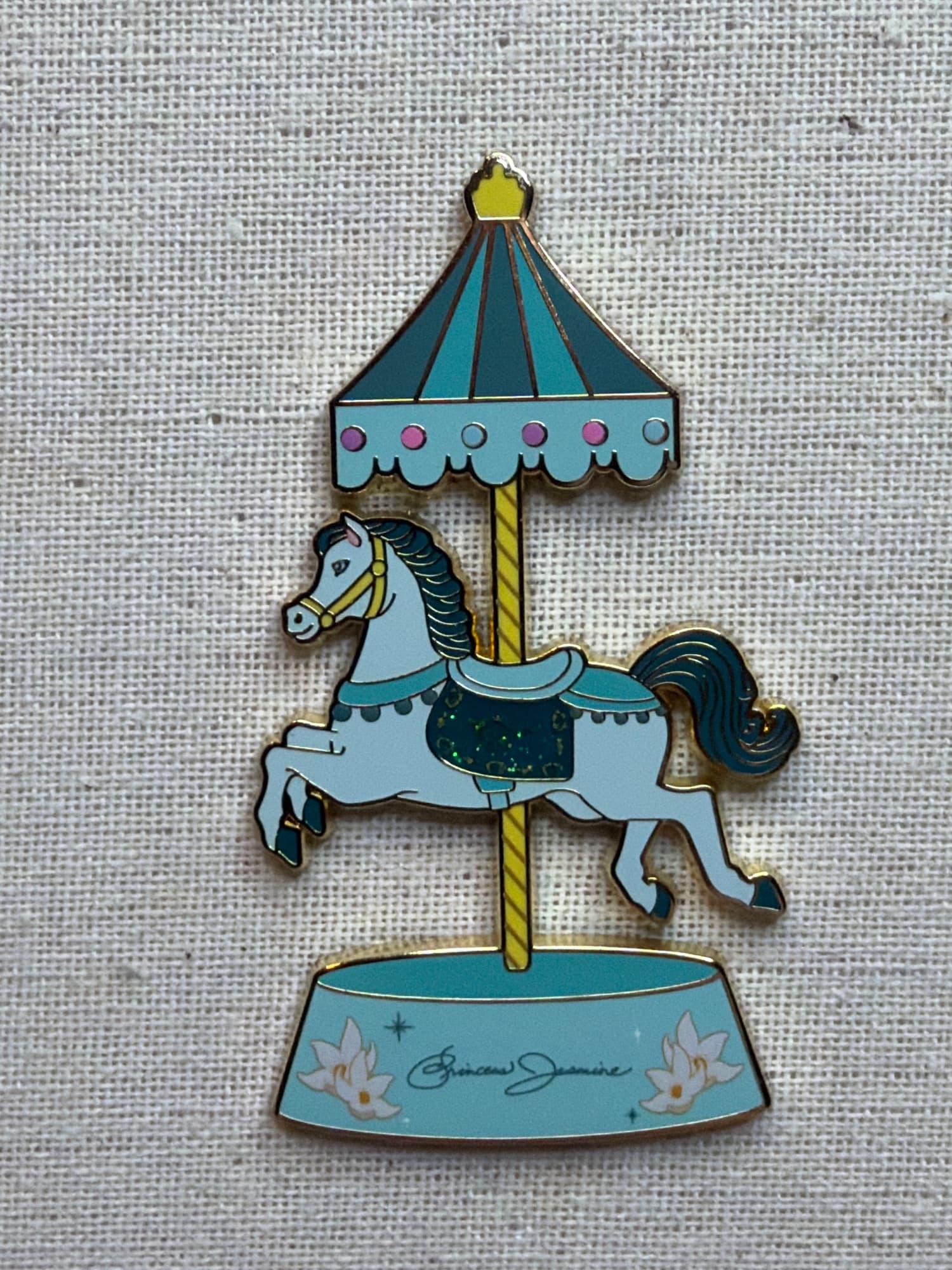 PALM Jasmine Carousel Pin