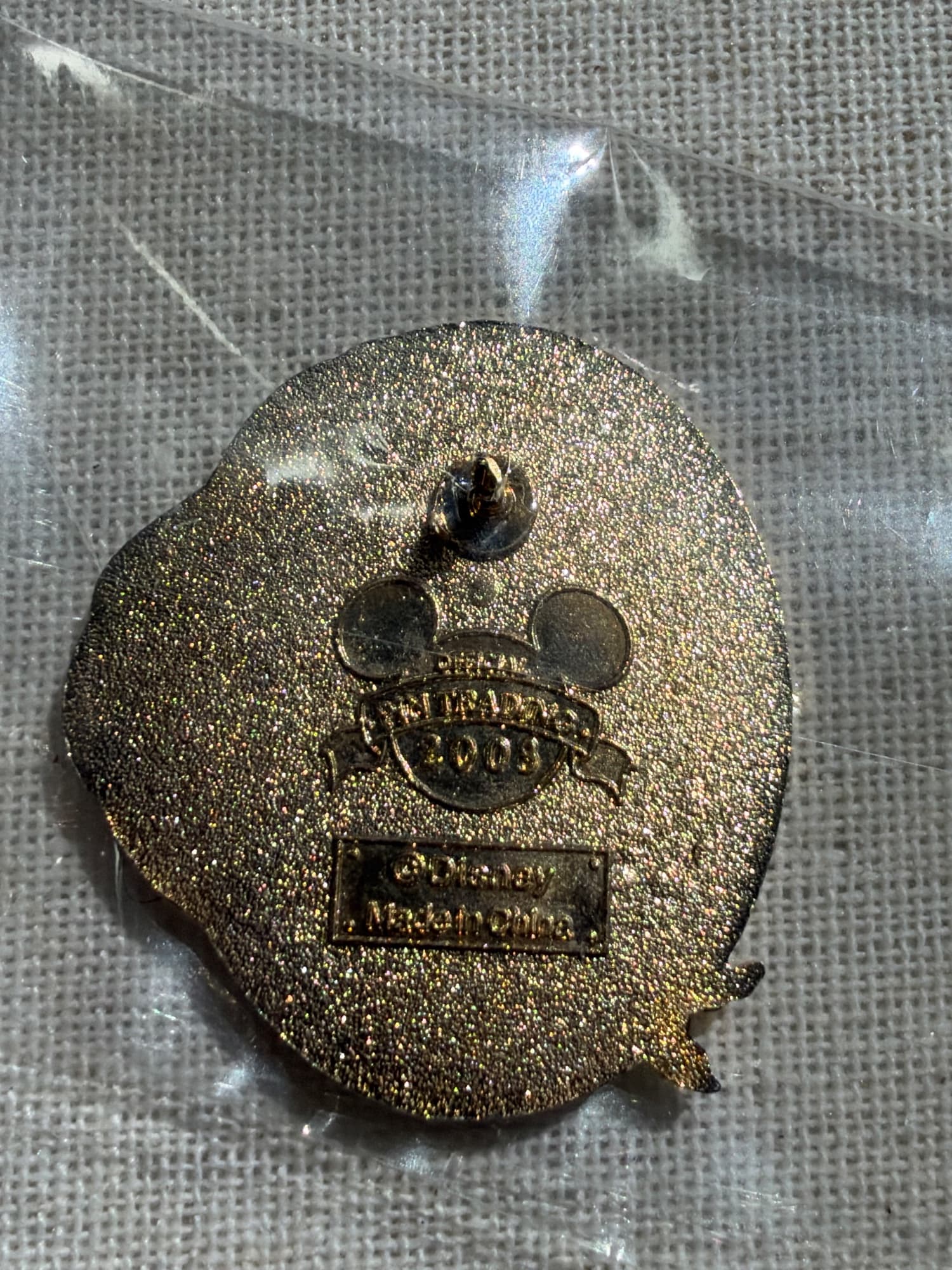 Ariel June Birthstone Pin, the back