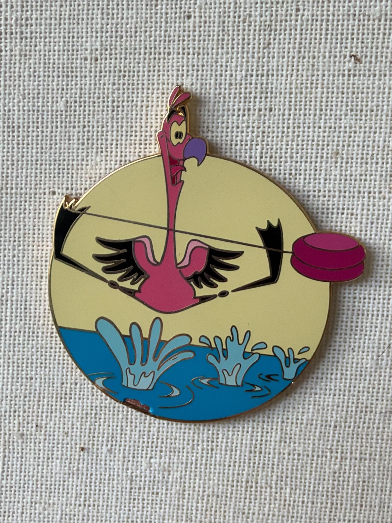 Fantasia Auctions Pin, the front