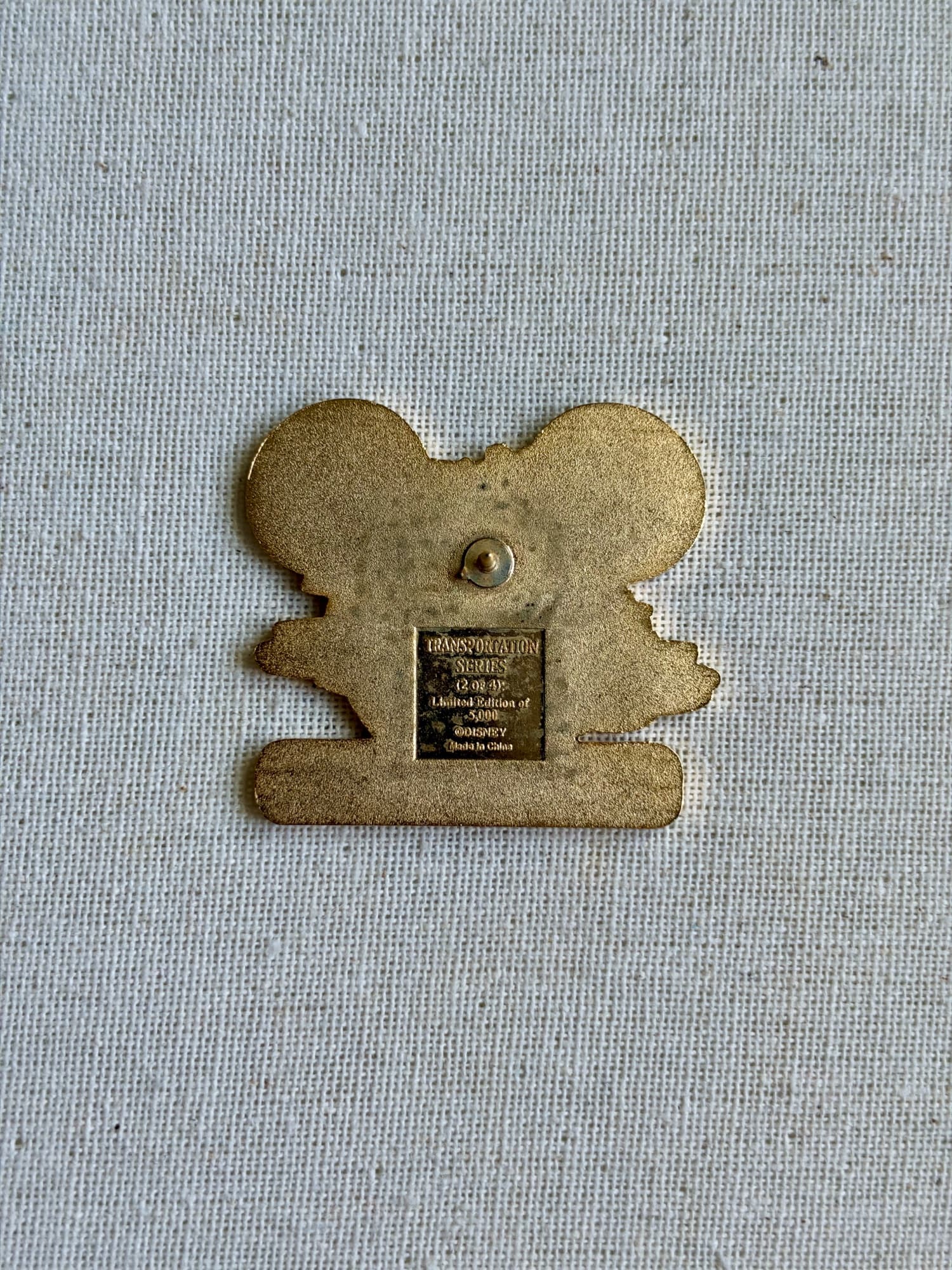VTG Transportation Pin - BOAT, the back