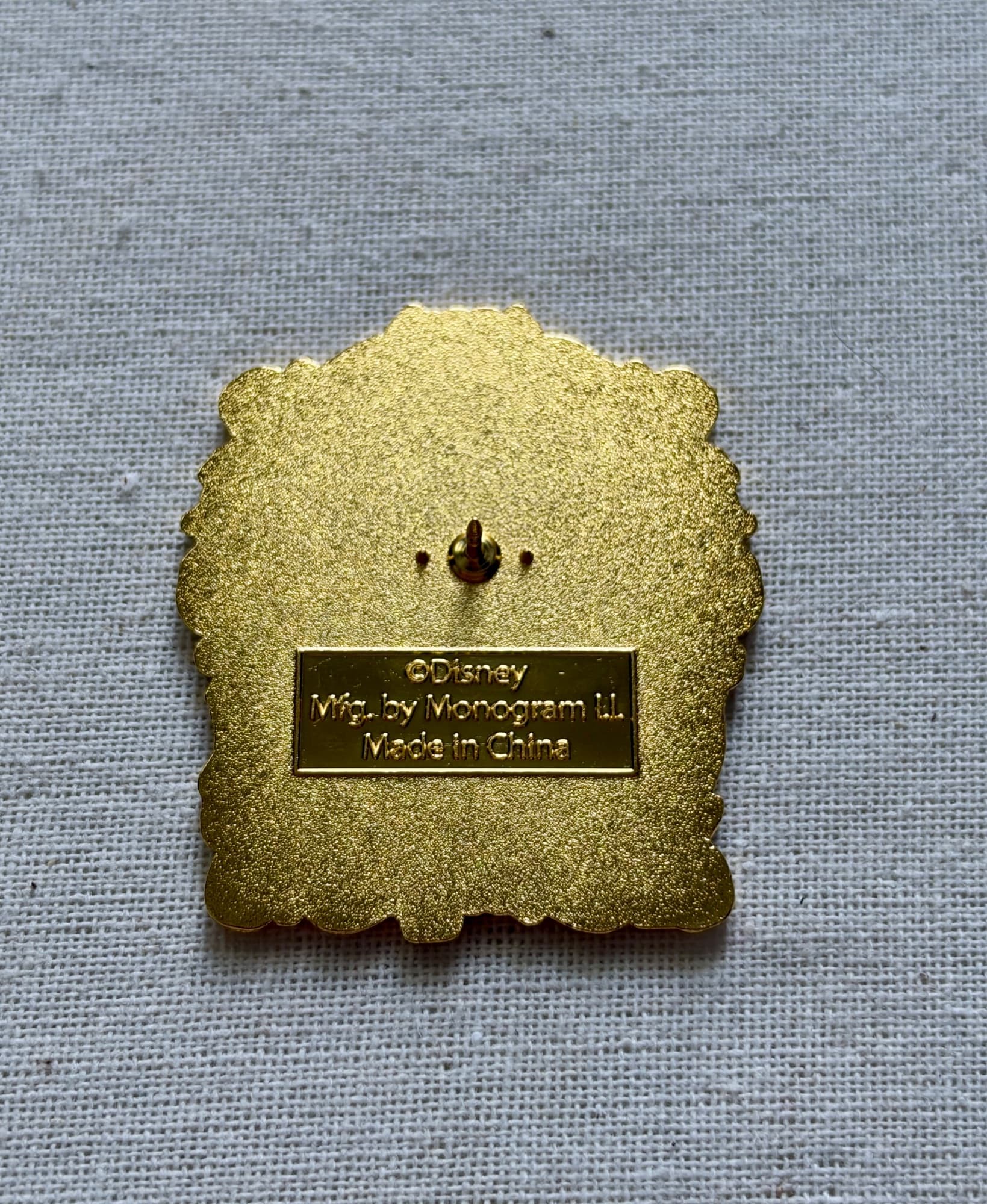 Boxlunch Princess Horses Pin - Cinderella, the back