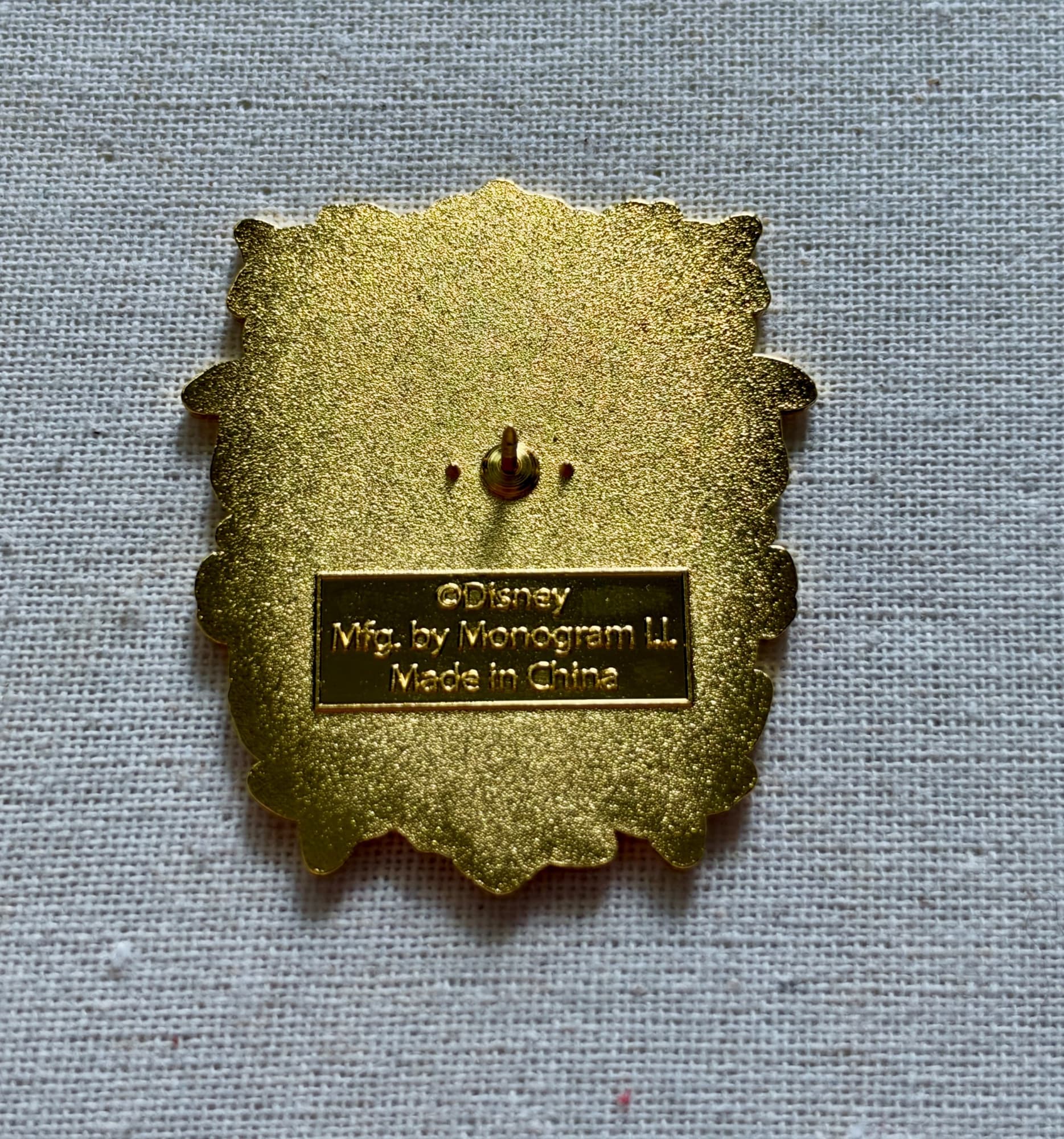 Boxlunch Princess Horses Pin - Belle, the back