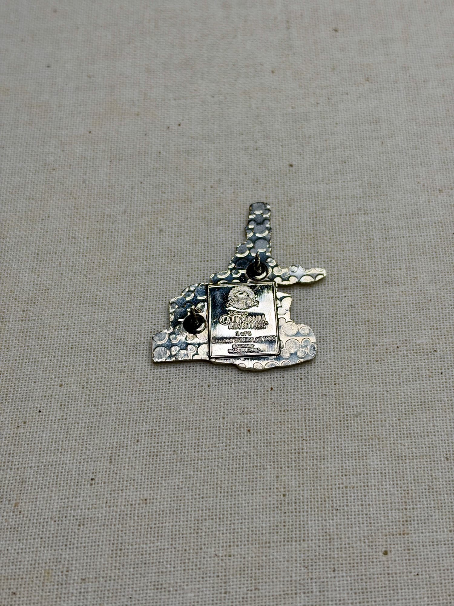 DCA Goof Tower of Terror Bellhop Pin, the back