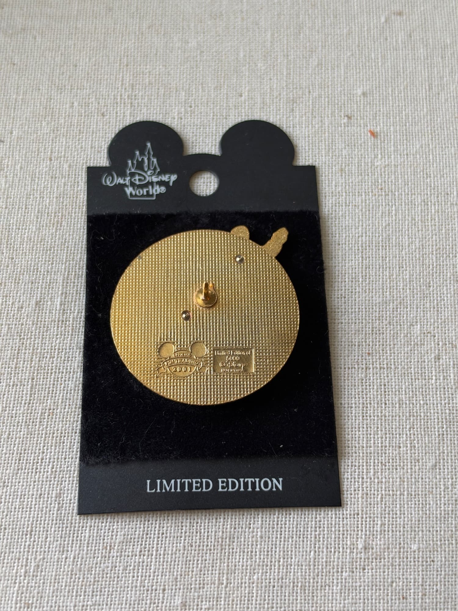 VTG Celebrating Walt Disney - The Imagineer Pin, the back