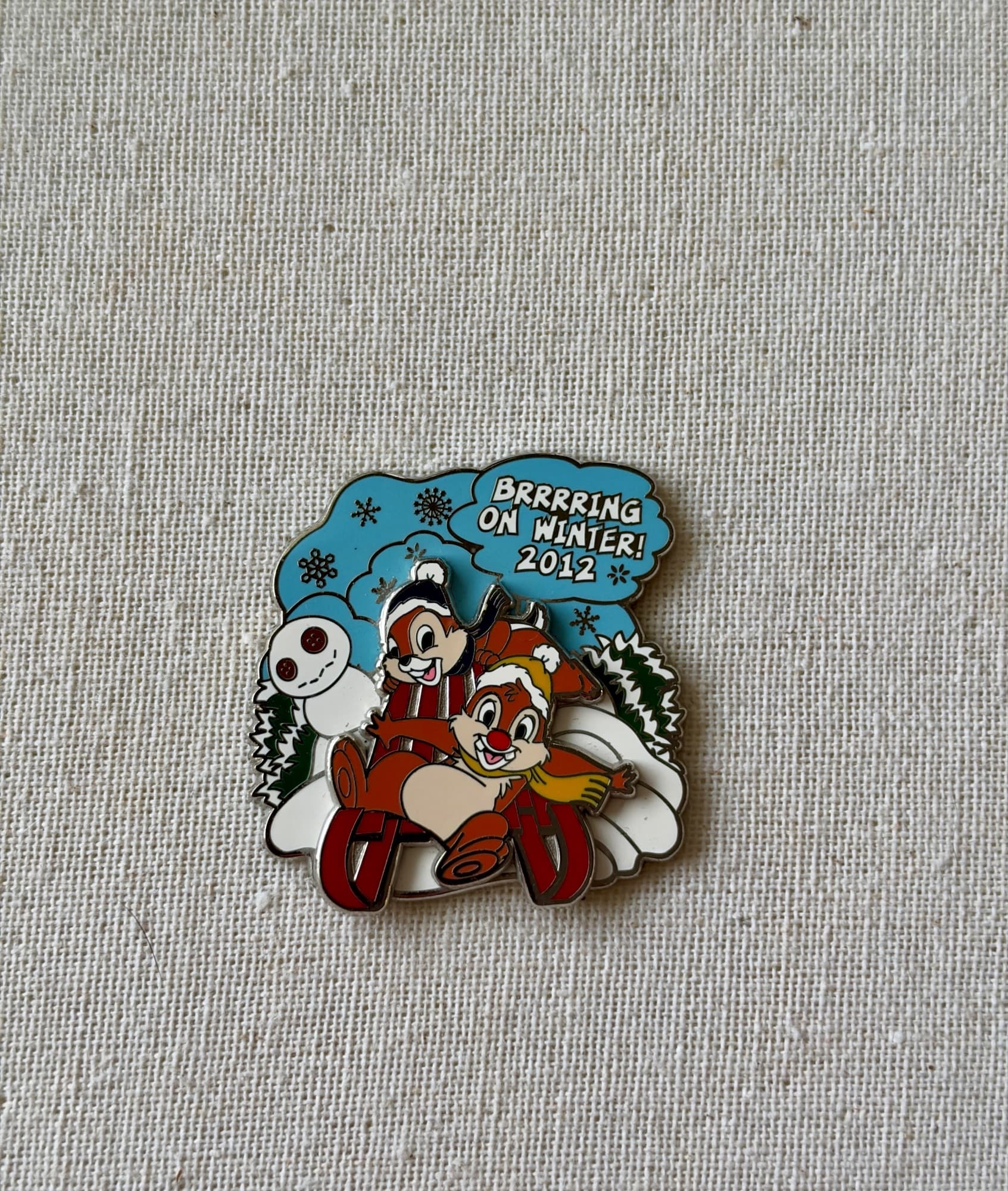 Chip/Dale Winter 2012 Pin - AP Stamp, the front