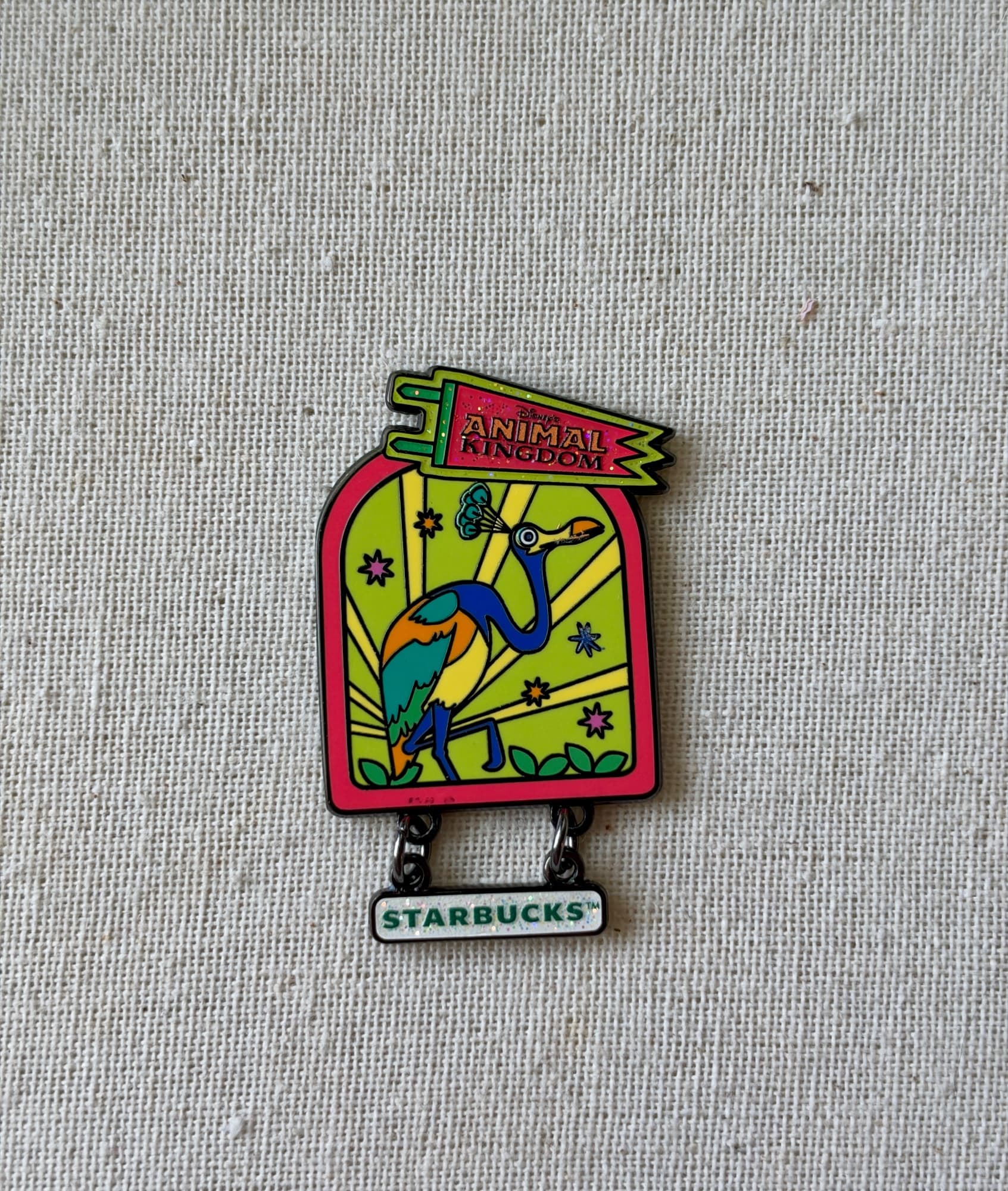 Animal Kingdom Starbucks Pin - Kevin, the front