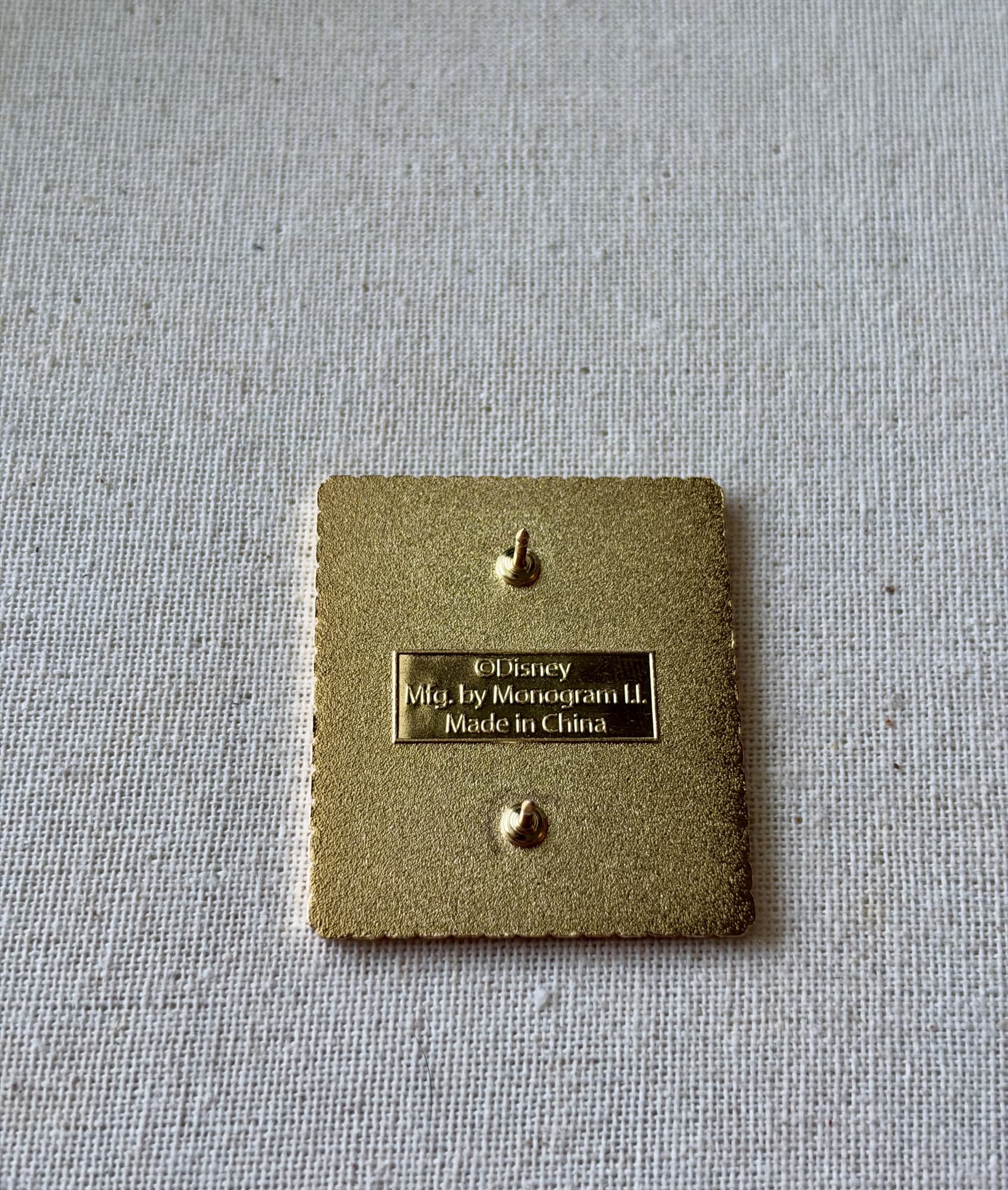 Goofy/Max Grand Canyon Mongram Stamp Pin, the back