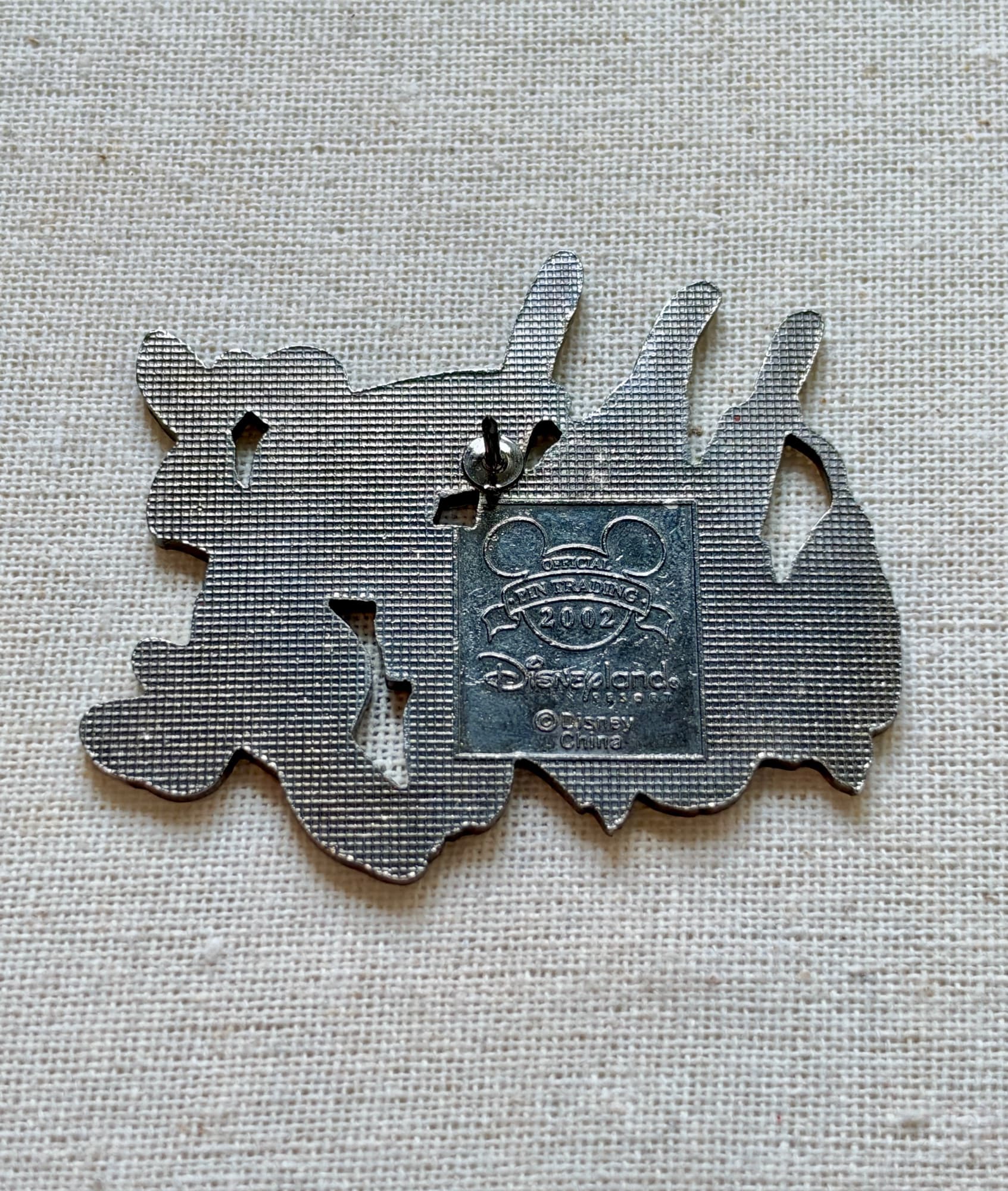 DLR VTG Sorcerer Mickey Pin, the back