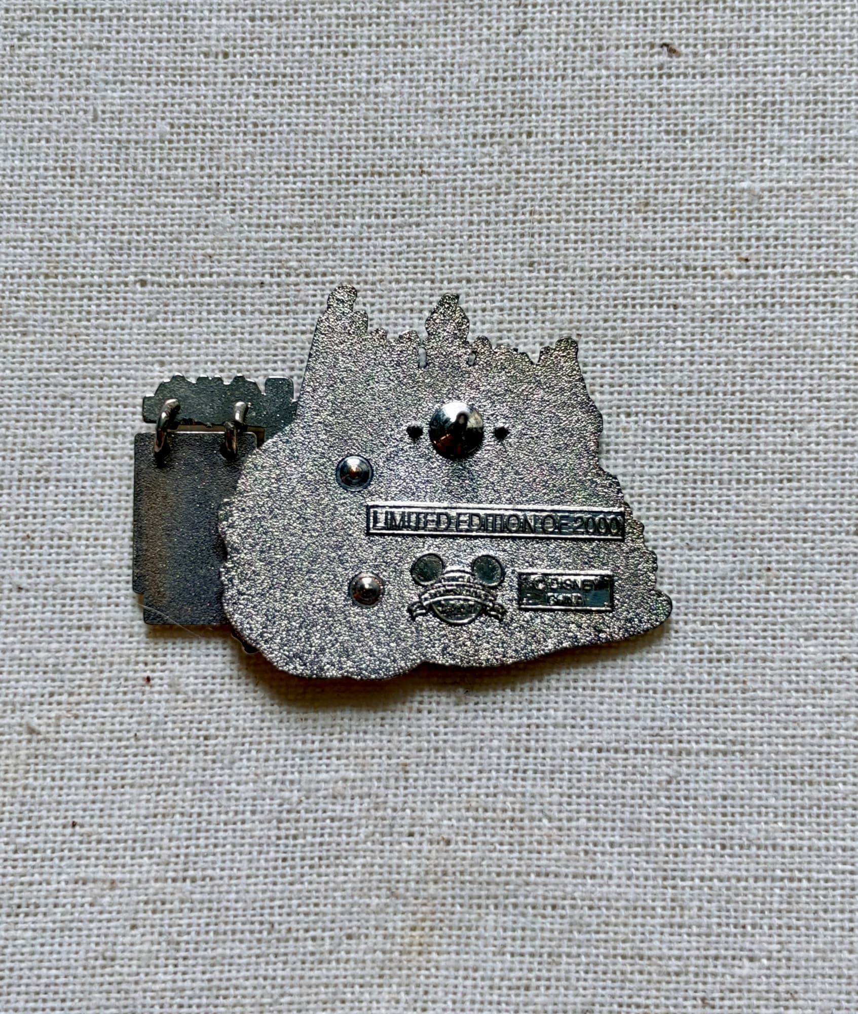 VTG Haunted Mansion Mickey Pin, the back