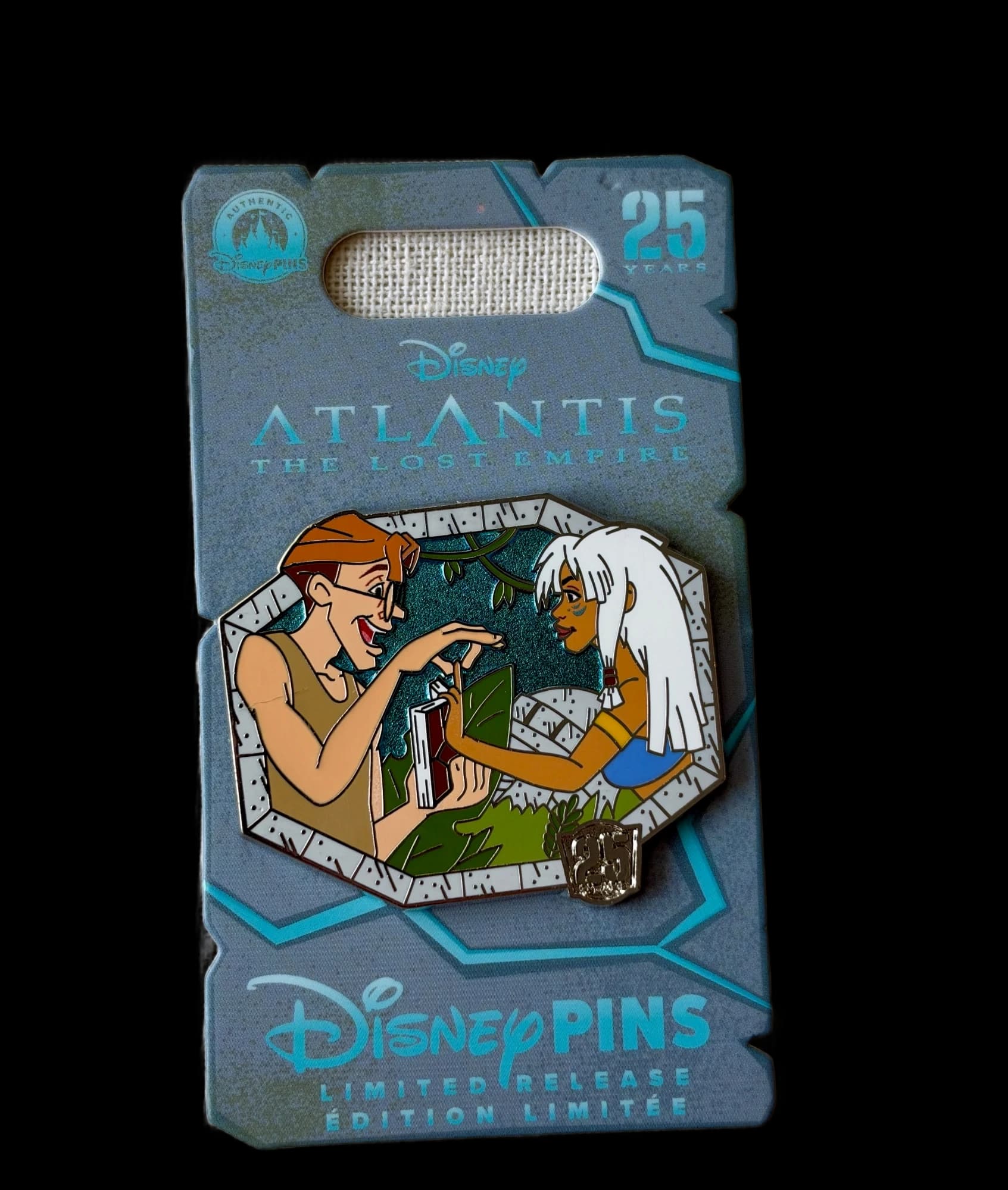 Atlantis 25th Anniversary Pin, the front