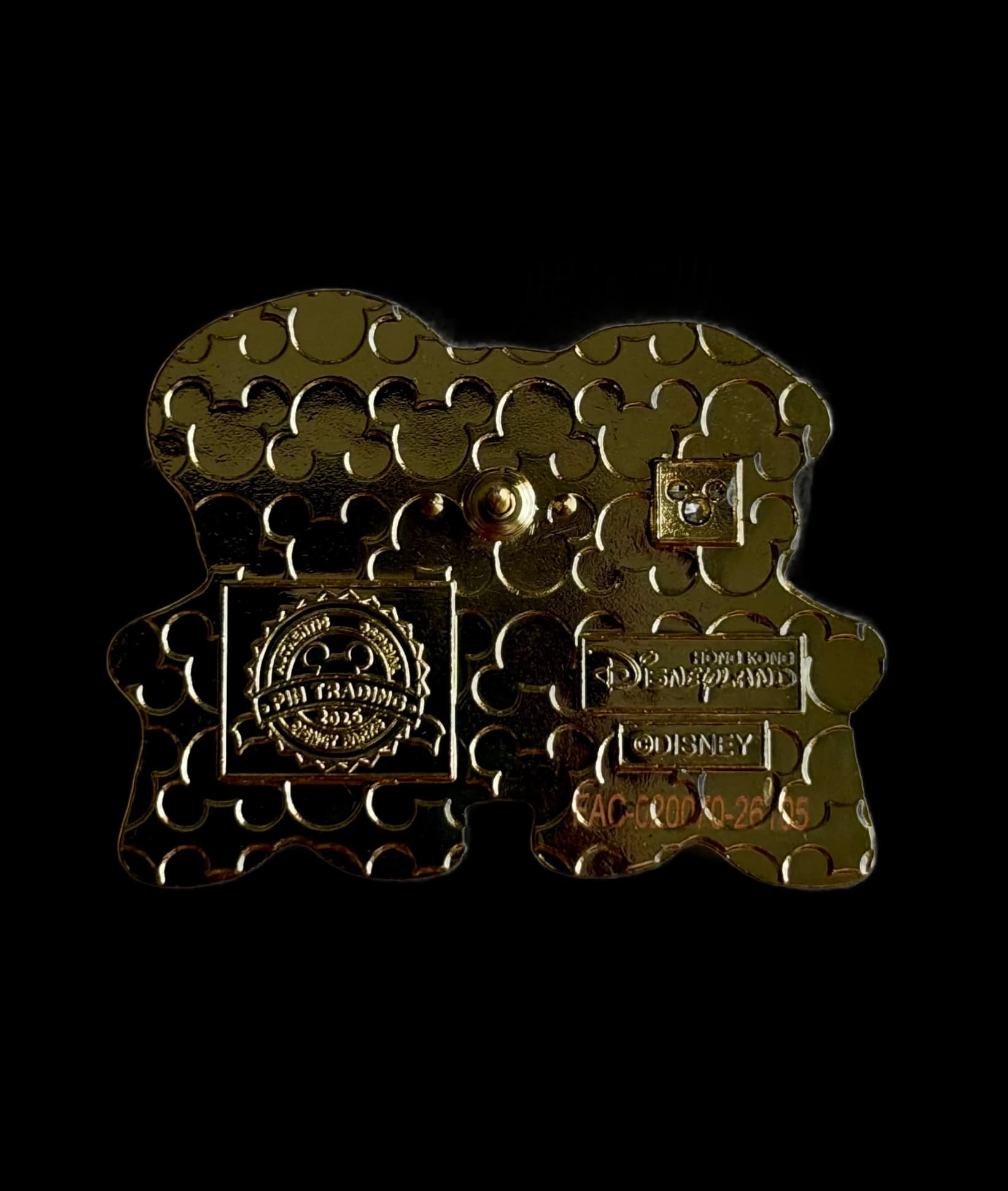 HKDL Chip/Dale Snack Pin - Chef Welcome, the back