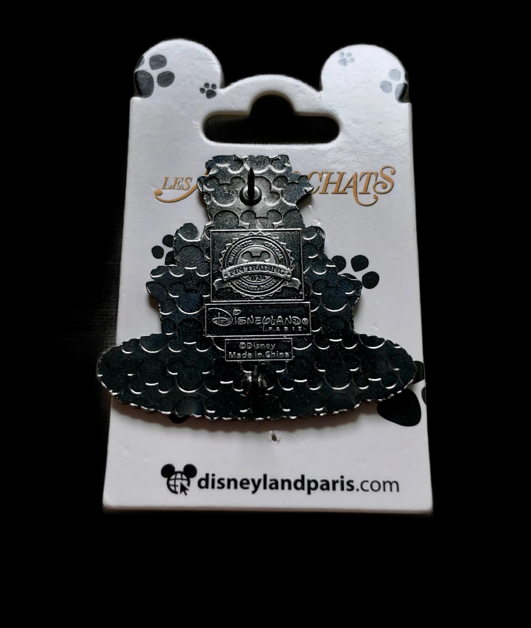 DLP Aristocats Pin - Berlioz/Toulouse, the back