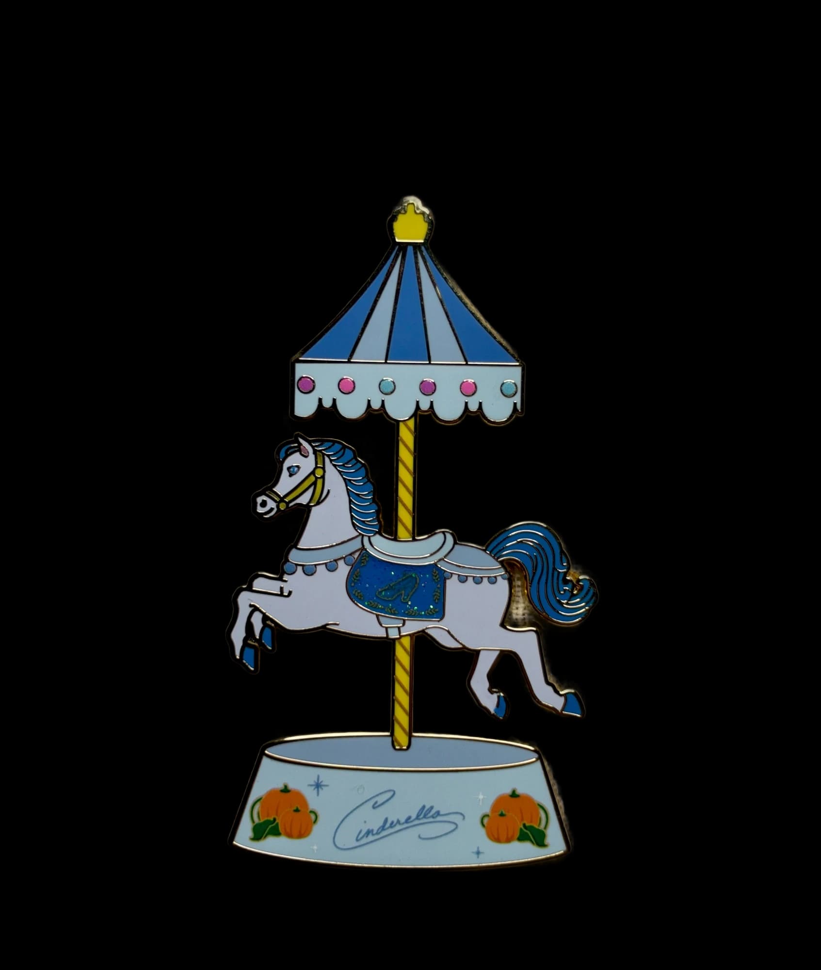 PALM Royal Carousel Pin - Cinderella, the front