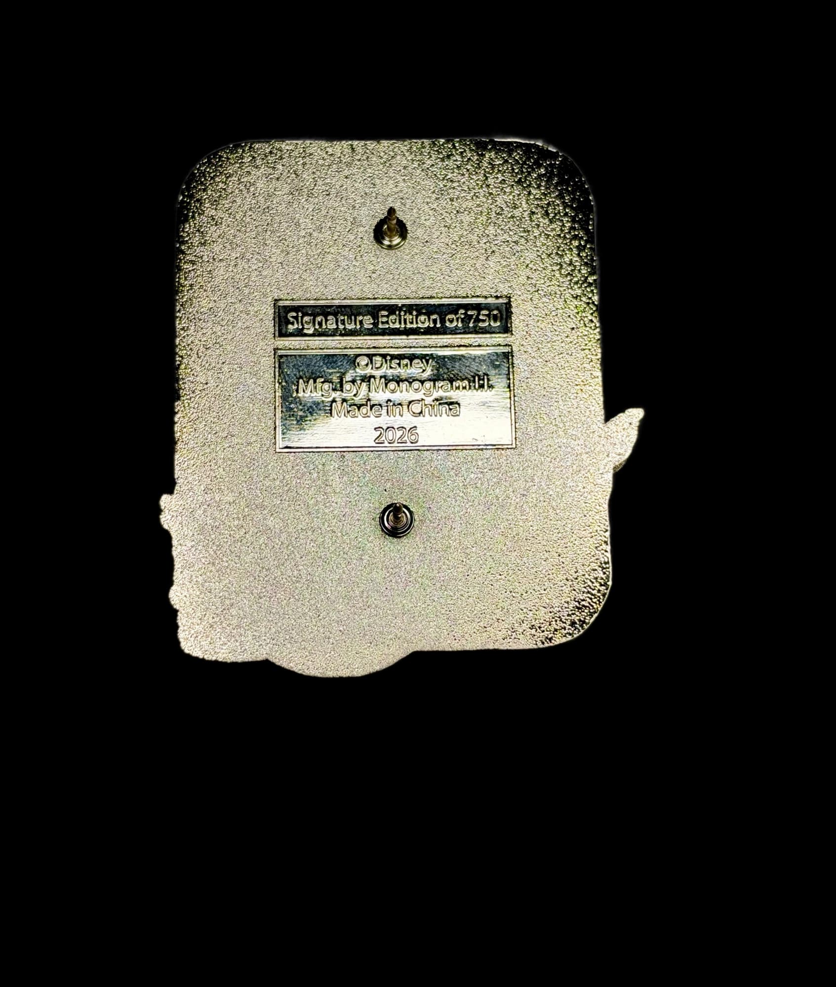 PALM Brushstrokes of Royalty - Jasmine Pin, the back