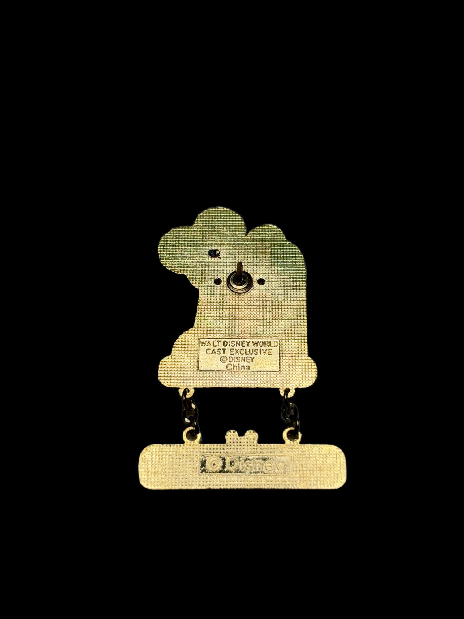 VTG Disney Salutes Cast Exclusive Pin - Merchandise, the back