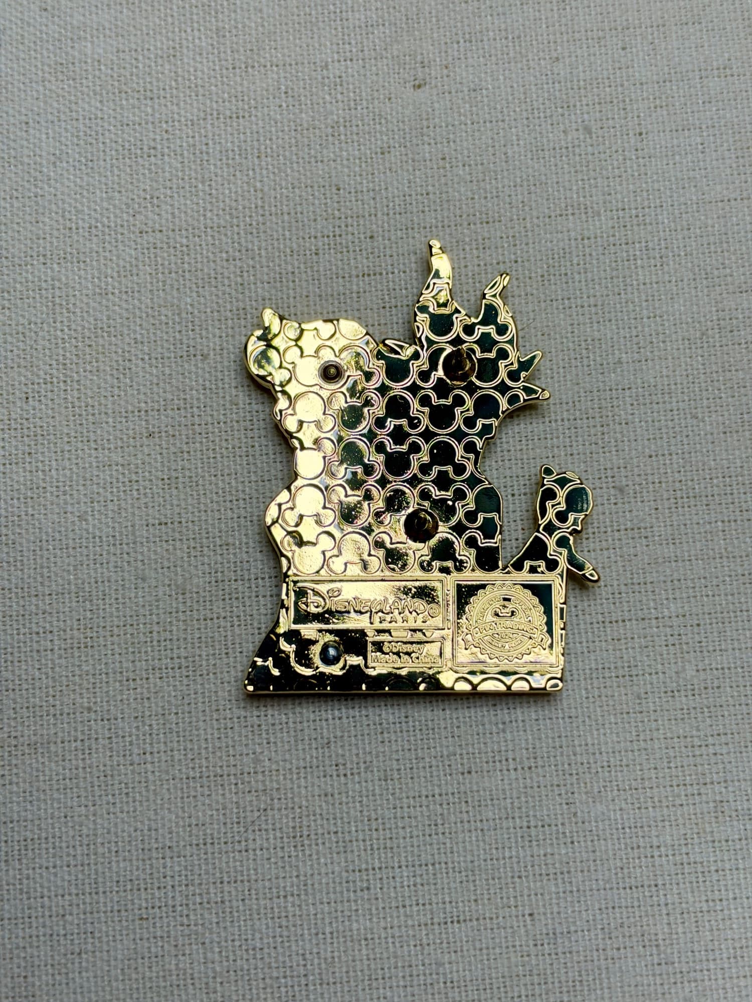 DLP Aurora/Malificent Pin, the back