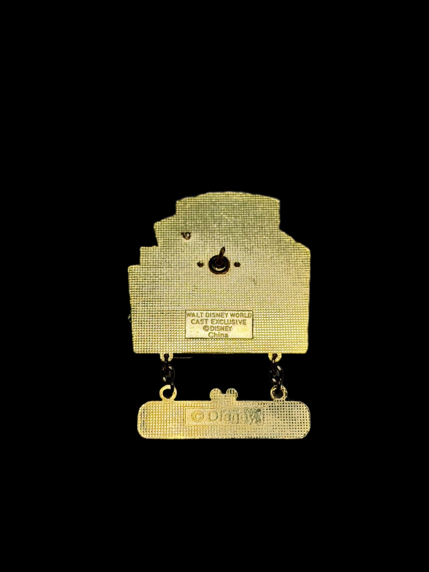 VTG Disney Salutes Cast Exclusive Pin - Rooms & Related, the back