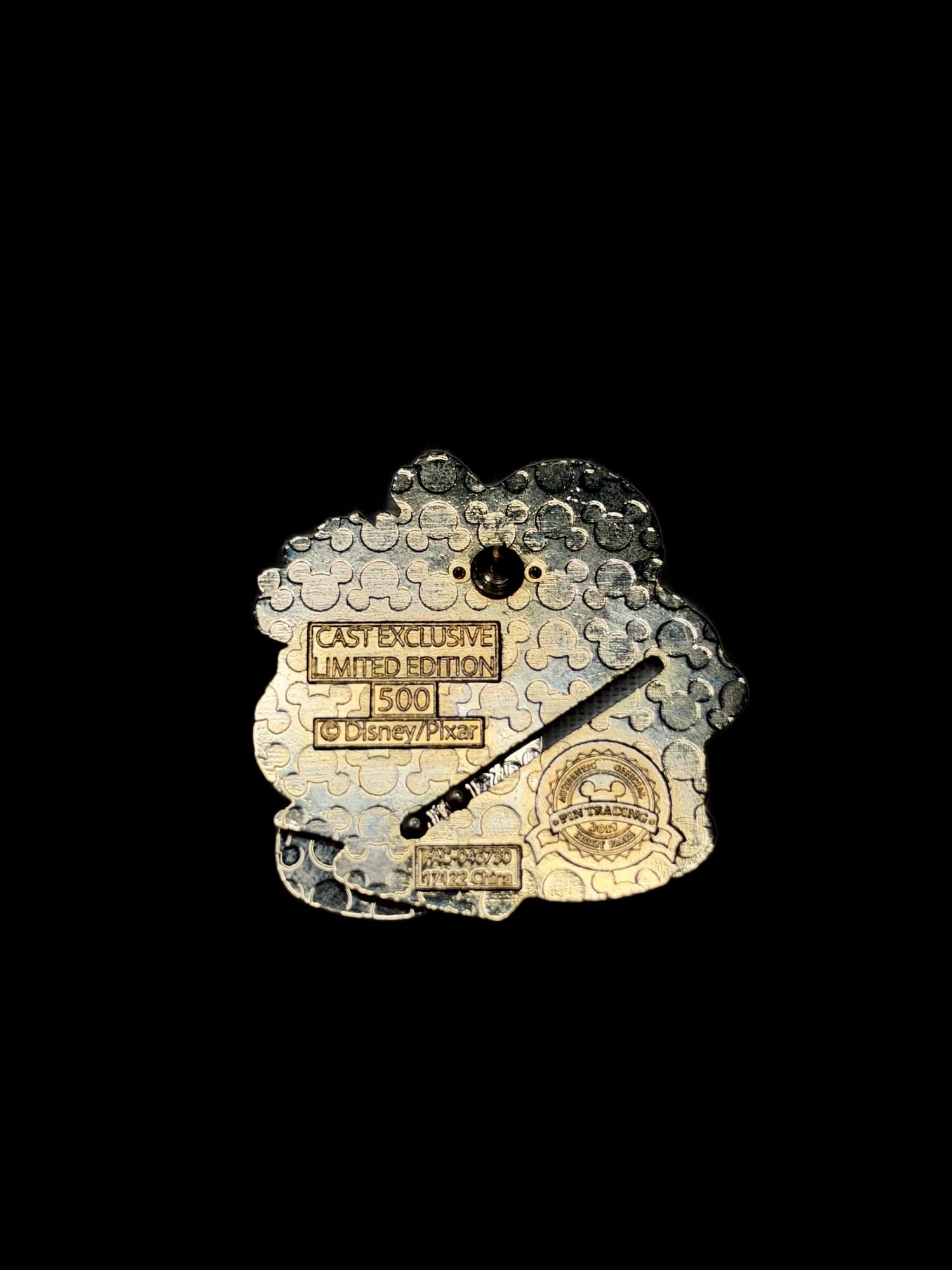 Cast Exclusive Radiator Springs 5th Anniversary Pin, the back