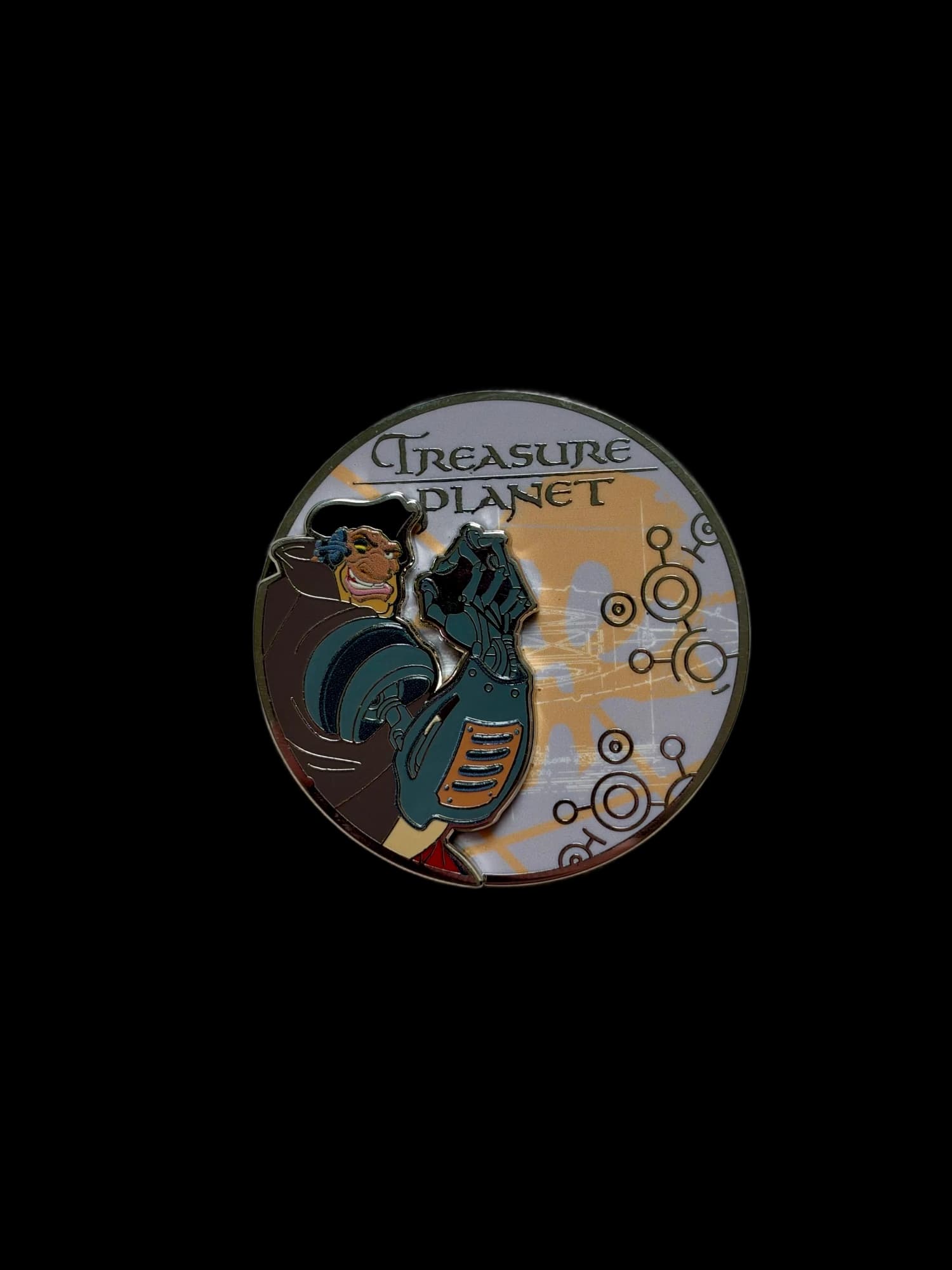 Boxlunch Treasure Planet Mystery Pin - John Silver, the front
