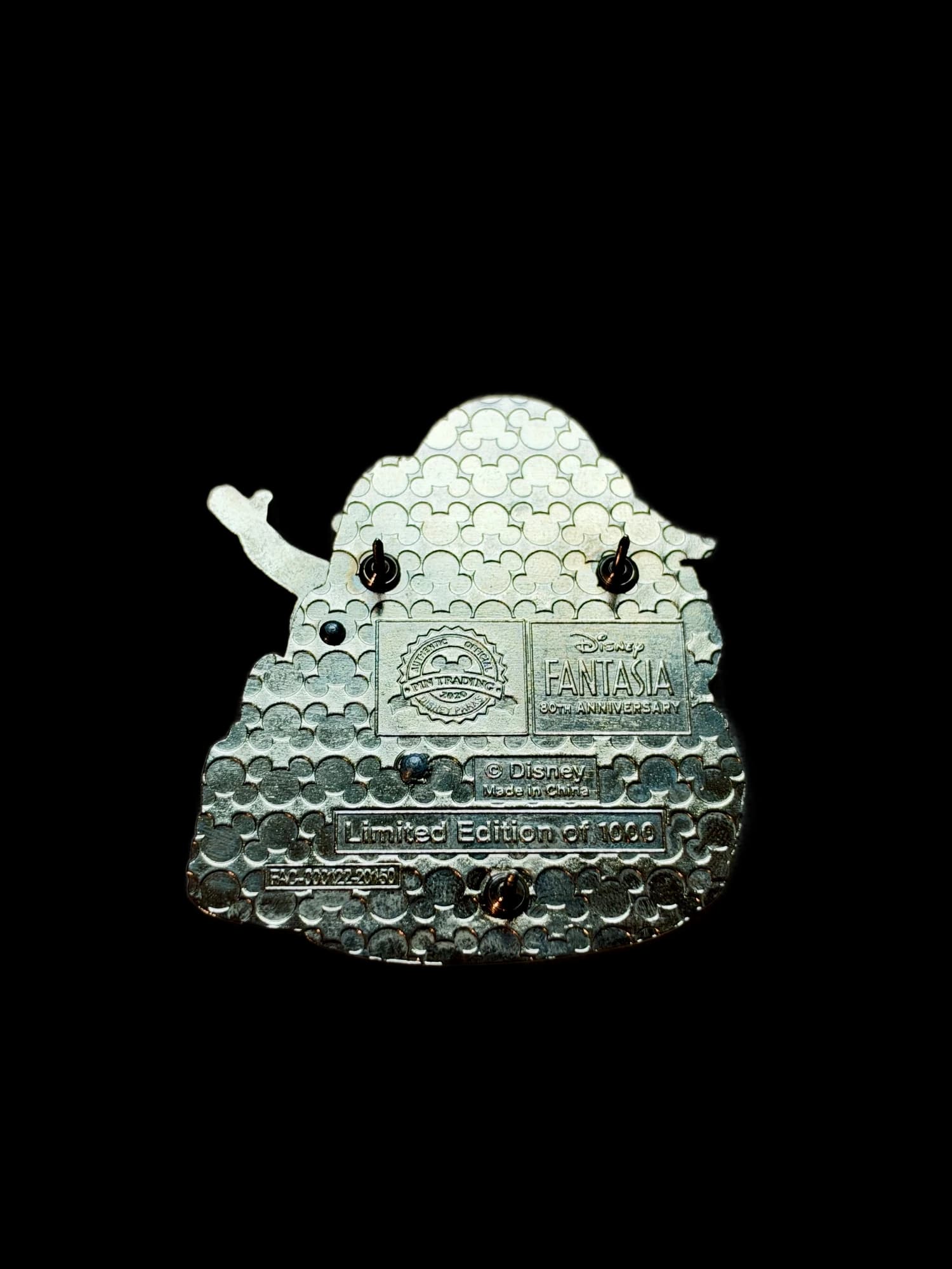 Fantasia 80th Anniversary Pin - Cherubs/Centaurs, the back
