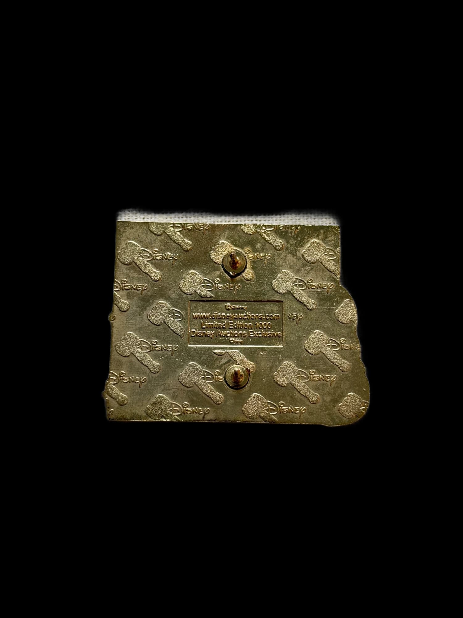 Disney Auctions Jumbaa/Pleakley Pin, the back