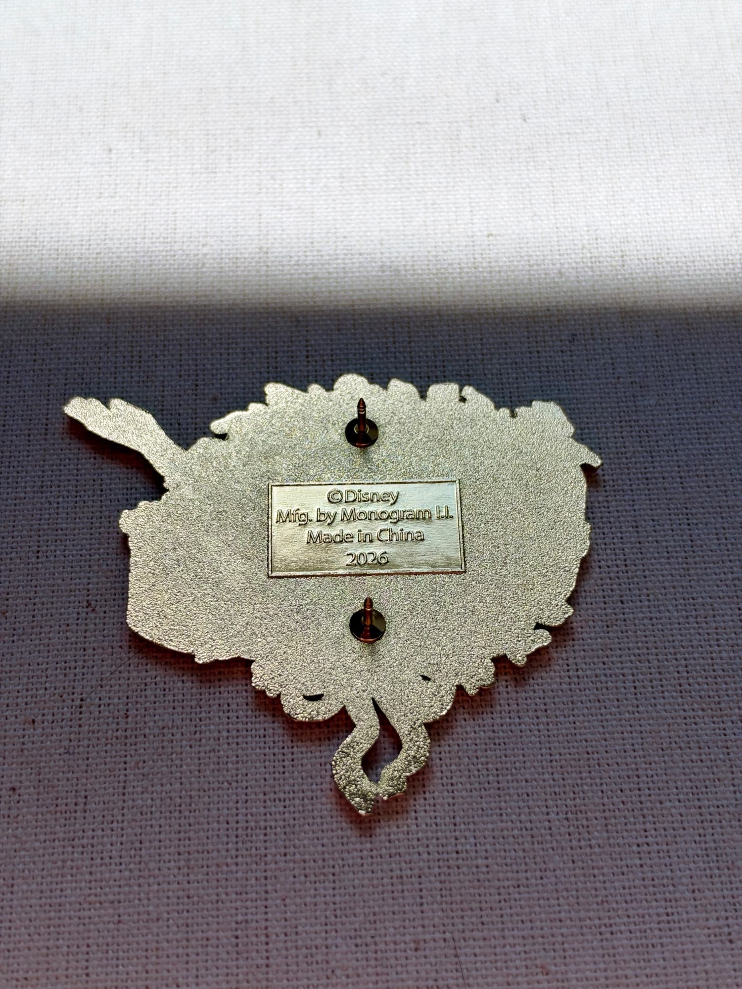 PALM Rapunzel Enchanted Blooms Pin, the back