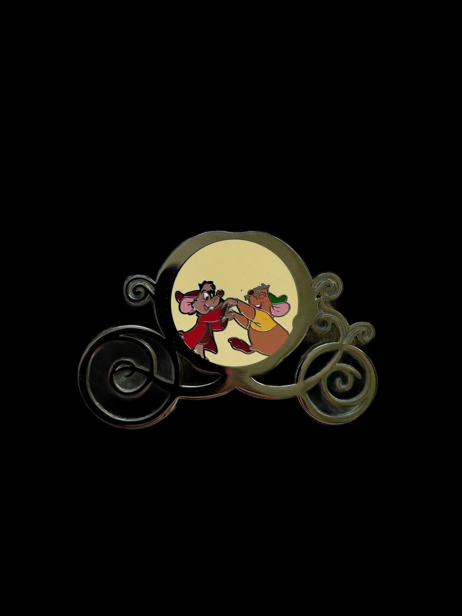 PALM Carriage and Locks Mystery Pin - Jaq & Gus, the front