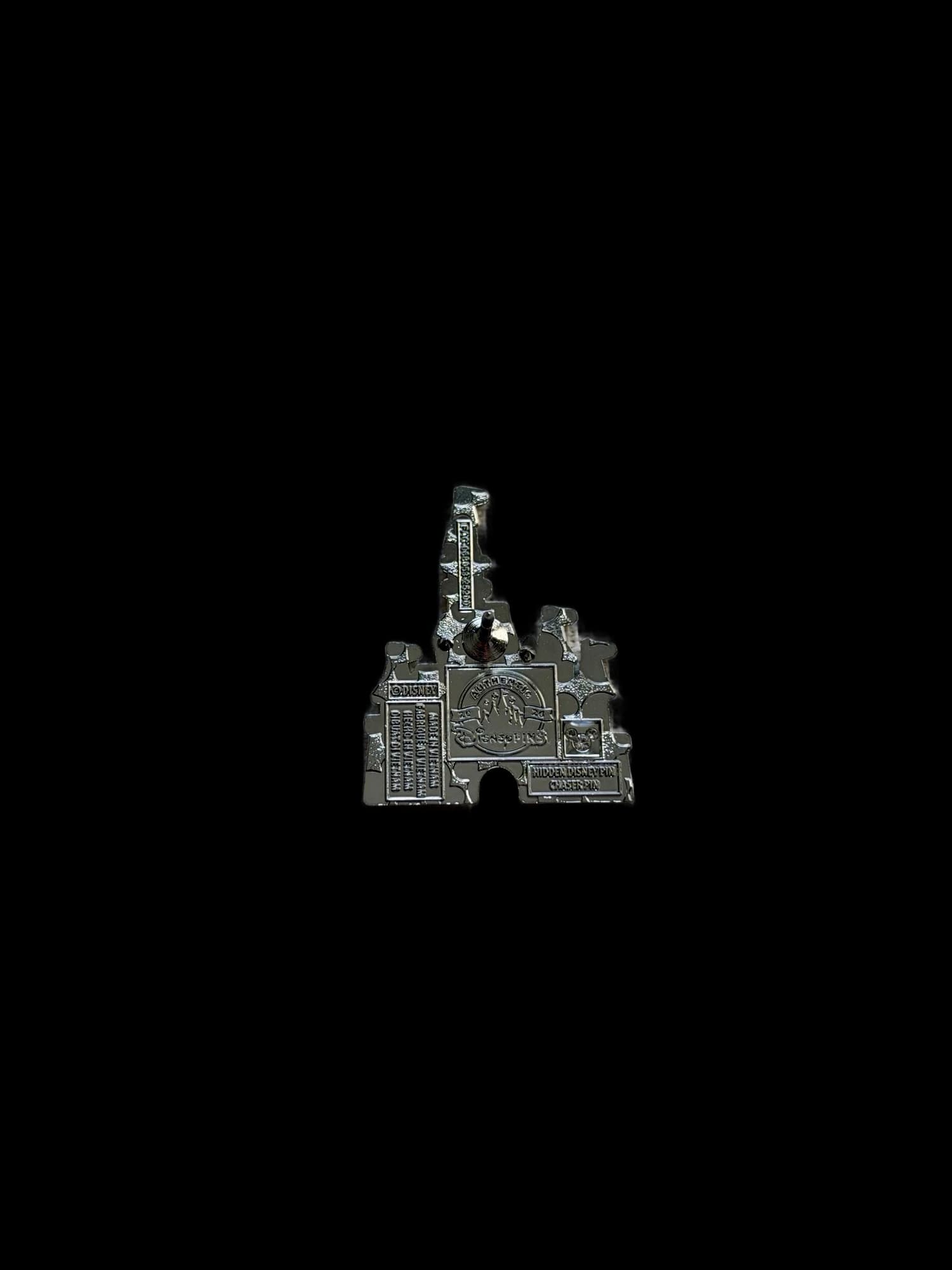 WDW Hidden Disney Chaser Pin - Contemporary Resort, the back